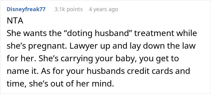 Comment calling for legal action regarding surrogate and husband Comment calling for legal action regarding surrogate and husband