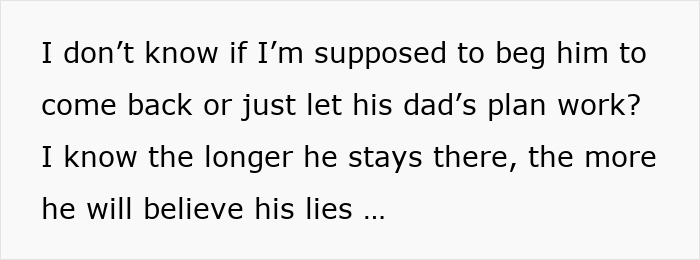 Guy Believes Dad's Lies About His Wife's Affair, Then Suddenly Flips And Wants To Baby-Trap Her