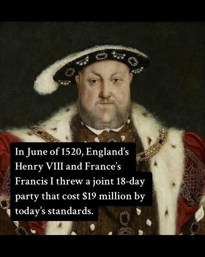 King Henry VIII and Francis I hosted costly 18-day party in June 1520