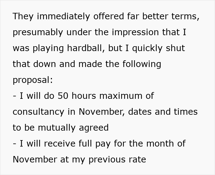 Employee Quietly Walks Away, Charges Panicking Company 3.5x To Fix Their Mistake