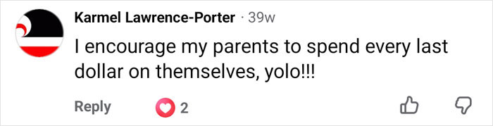 Comment on Dave Ramsey urging parents to spend all money on themselves now Comment on Dave Ramsey urging parents to spend all money on themselves now