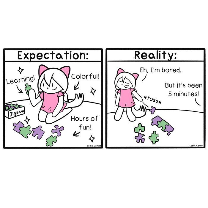 30 Cute And Snarky Comics About Everyday Life By Leelia Comics(New Pics)