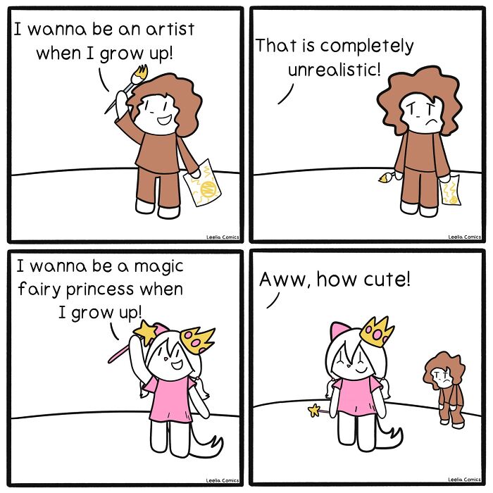 30 Cute And Snarky Comics About Everyday Life By Leelia Comics(New Pics)