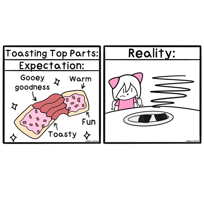30 Cute And Snarky Comics About Everyday Life By Leelia Comics(New Pics)