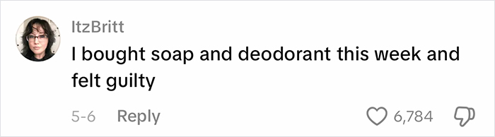 Gen Z feeling guilty buying soap and deodorant Gen Z feeling guilty buying soap and deodorant