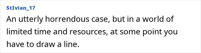 Comment on missing child case with limited time and resources