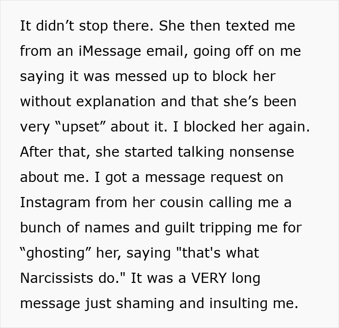 Woman Horrified As "Friend" Dates Her Ex, Loses It As She Gets Harassed For Blocking The "Friend"