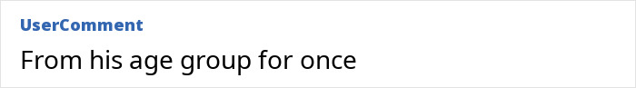 A user comment from a discussion about the French President getting slapped, saying A user comment from a discussion about the French President getting slapped, saying