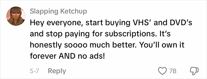 Gen Z advice to buy VHS and DVDs instead of subscriptions Gen Z advice to buy VHS and DVDs instead of subscriptions