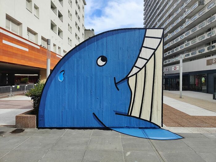 This French Street Artist Turns Cracks, Sidewalks, And Everyday Objects Into Clever Visual Jokes (43 New Pics)