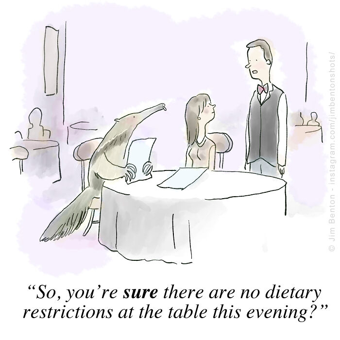 Jim Benton’s Single Panel Comics Prove That One Drawing Is Enough To Deliver A Perfect Joke (40 Pics)