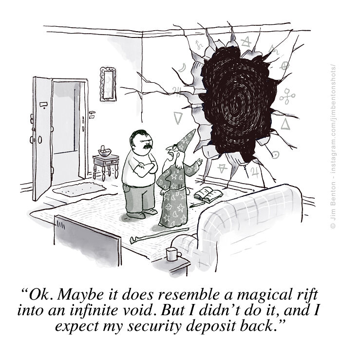 Jim Benton’s Single Panel Comics Prove That One Drawing Is Enough To Deliver A Perfect Joke (40 Pics)