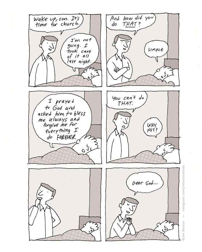 Jim Benton’s Single Panel Comics Prove That One Drawing Is Enough To Deliver A Perfect Joke (40 Pics)