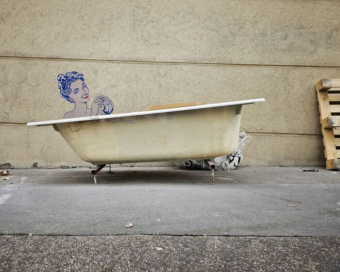 This French Street Artist Turns Cracks, Sidewalks, And Everyday Objects Into Clever Visual Jokes (43 New Pics)