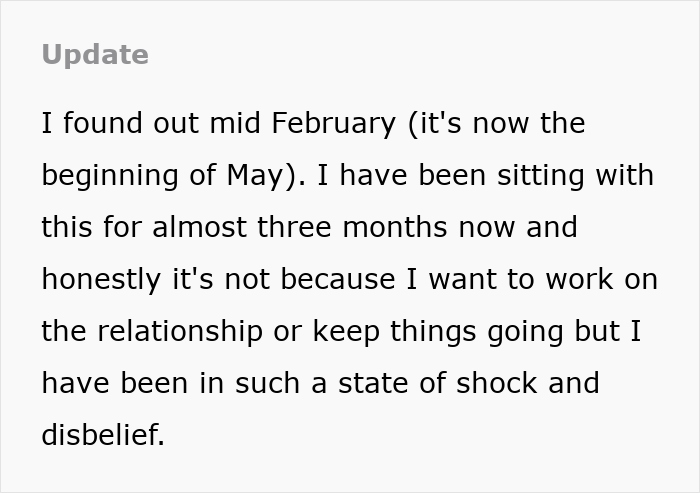 Mistress Exposes Guy's 2.5-Year-Long Affair, Postpartum Wife Severely Traumatized By The Truth