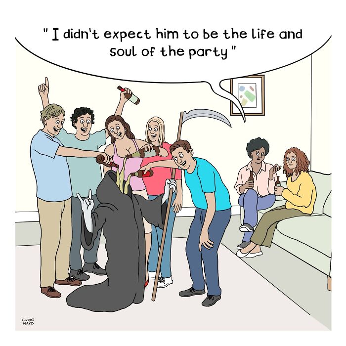 These Comics Blend Single Panels And Multi-Panel Stories Into Brilliantly Dark And Unexpected Humor (24 New Pics)