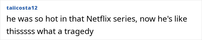 Comment about Henry Cavill's appearance in Netflix series