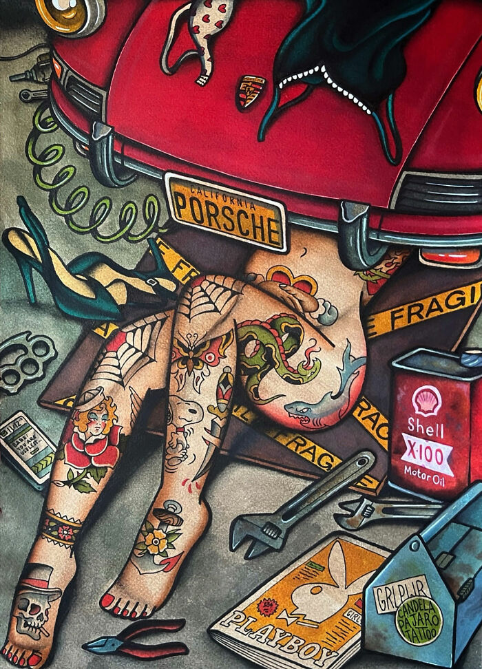 This Page Proves That Tattoo Artists Are Masters Of More Than One Medium (37 New Pics)