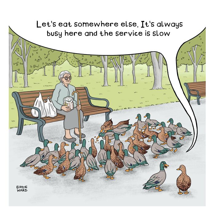 These Comics Blend Single Panels And Multi-Panel Stories Into Brilliantly Dark And Unexpected Humor (24 New Pics)