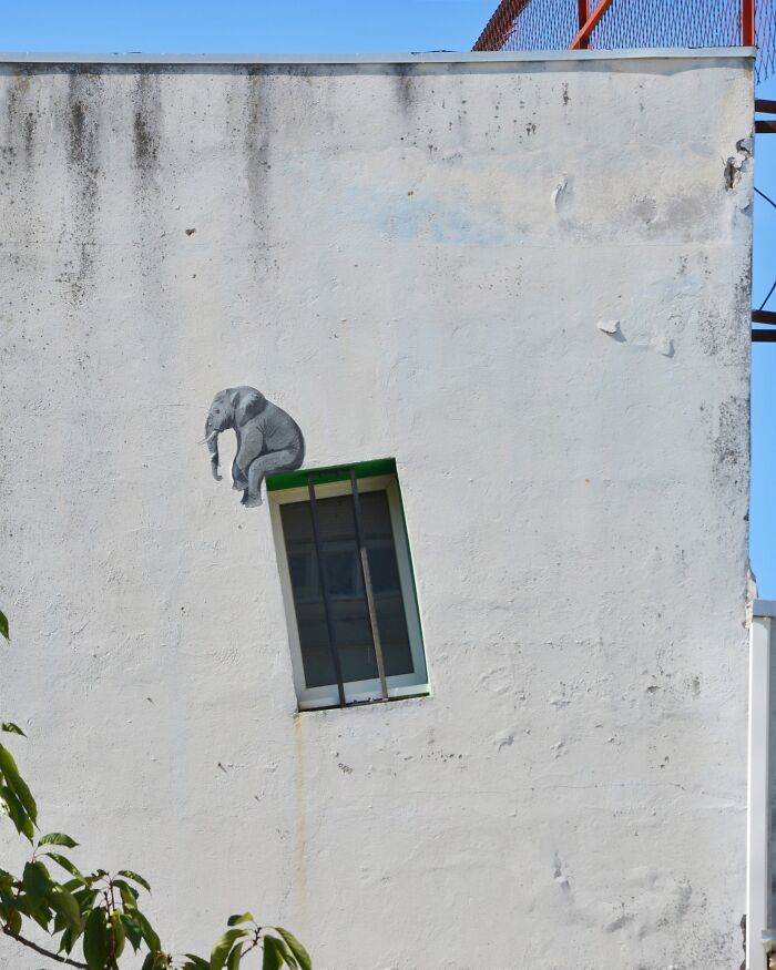 This French Street Artist Turns Cracks, Sidewalks, And Everyday Objects Into Clever Visual Jokes (43 New Pics)