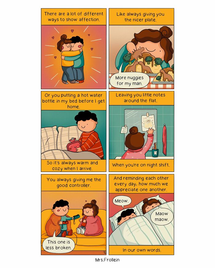Artist Creates Wholesome Comics About Love, Daily Life, And The Little Moments That Make Us Smile