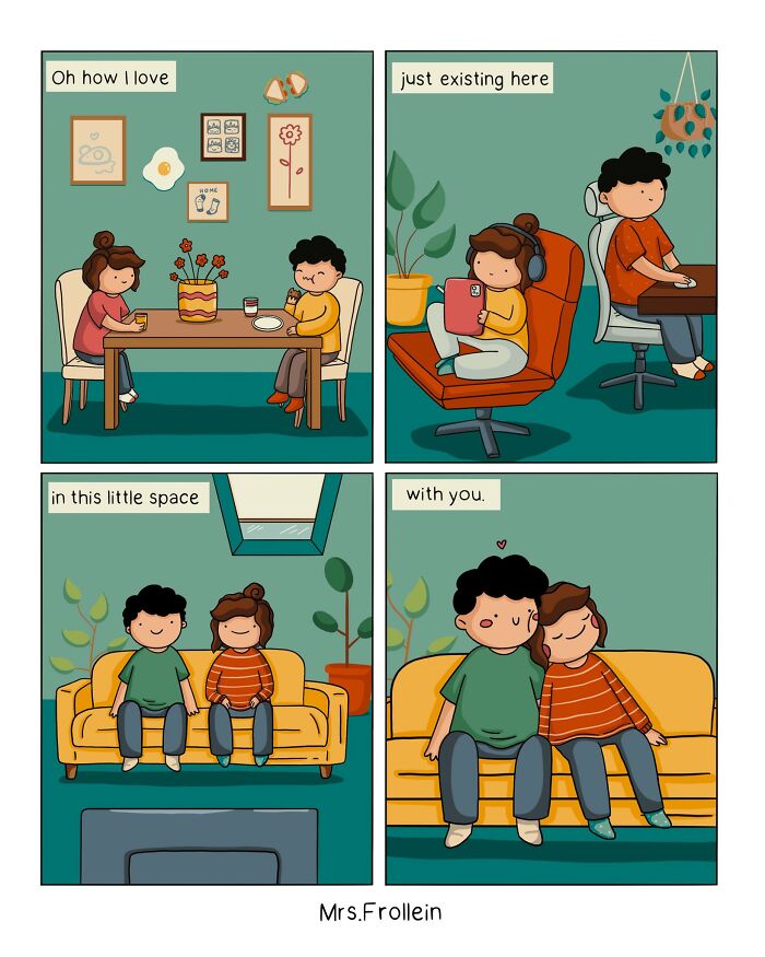 Artist Creates Wholesome Comics About Love, Daily Life, And The Little Moments That Make Us Smile