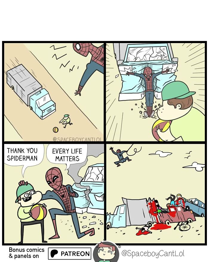 This Artist Creates Comics That Start Cute, Then Hit You With A Dark And Unexpected Twist