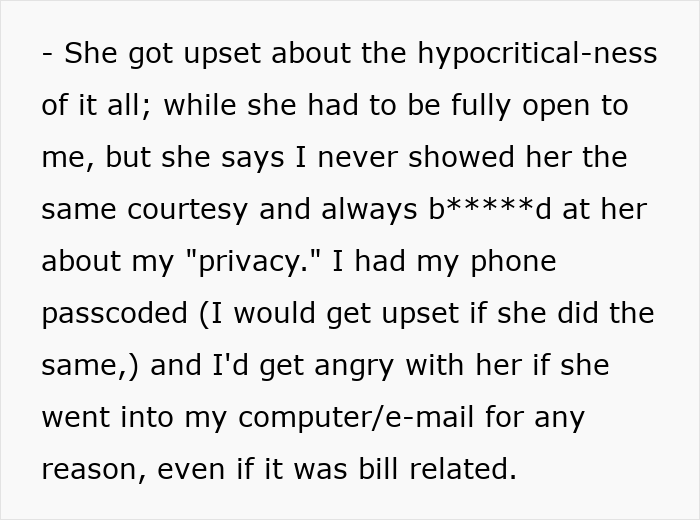 Wife upset by husband's privacy double standard amid paternity test and trust issues Wife upset by husband's privacy double standard amid paternity test and trust issues