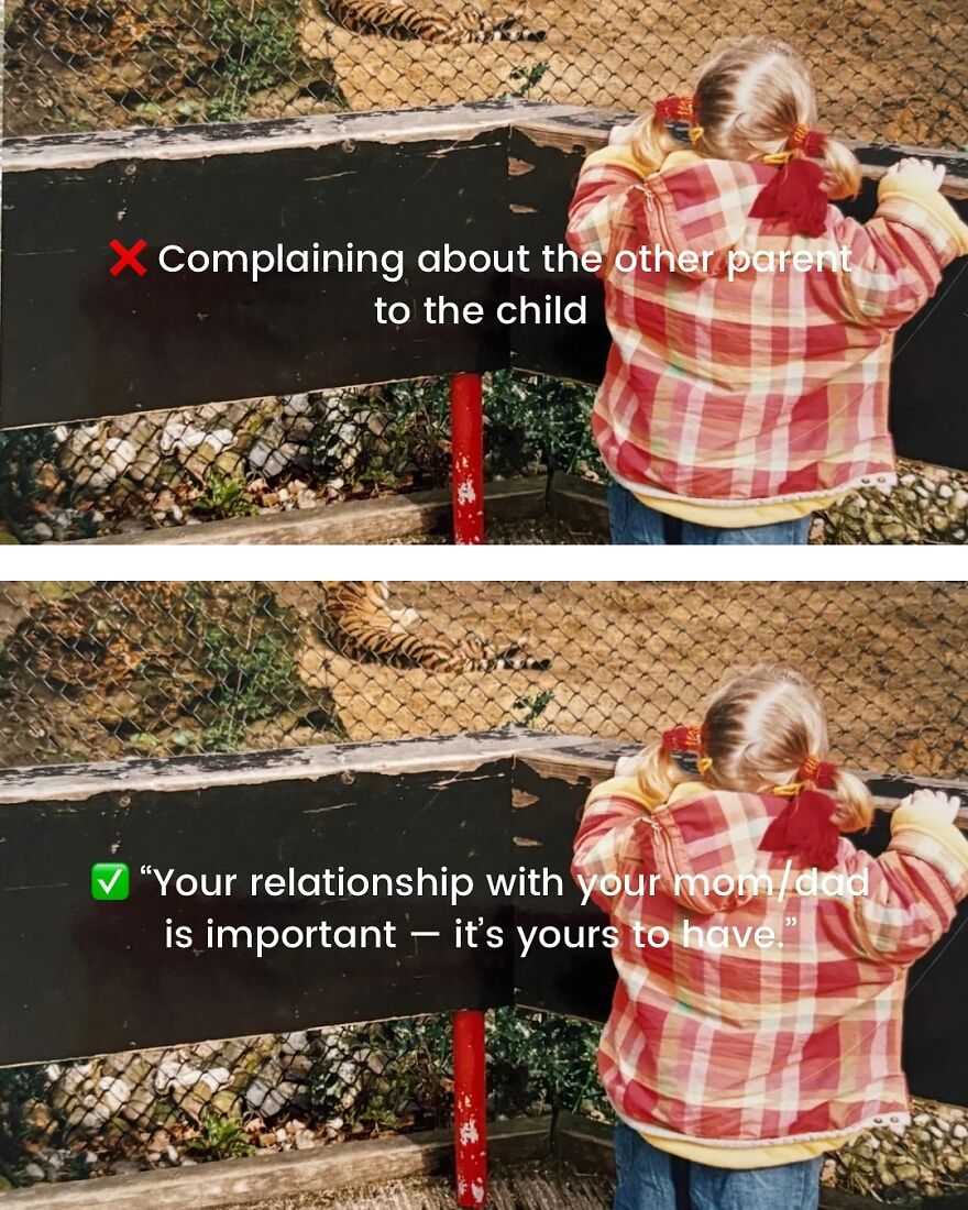 Co-parenting tip to avoid complaining about the other parent to the child for healthy relationships Co-parenting tip to avoid complaining about the other parent to the child for healthy relationships