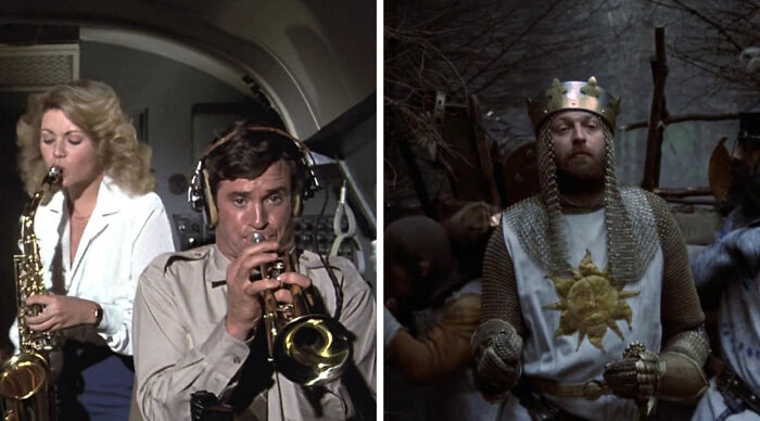 Comedy and medieval movie scenes featuring musicians and knights movies this or that poll