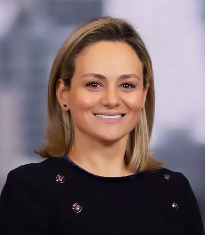 Professional headshot of woman linked to JPMorgan wrongful termination story Professional headshot of woman linked to JPMorgan wrongful termination story