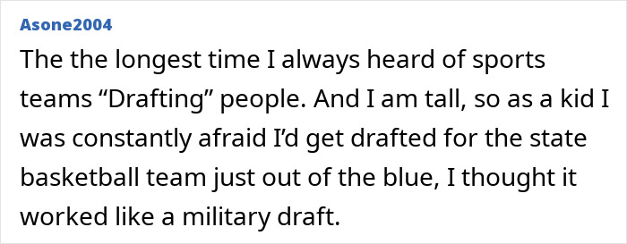 Hilariously late realization about sports teams drafting and misunderstanding the process