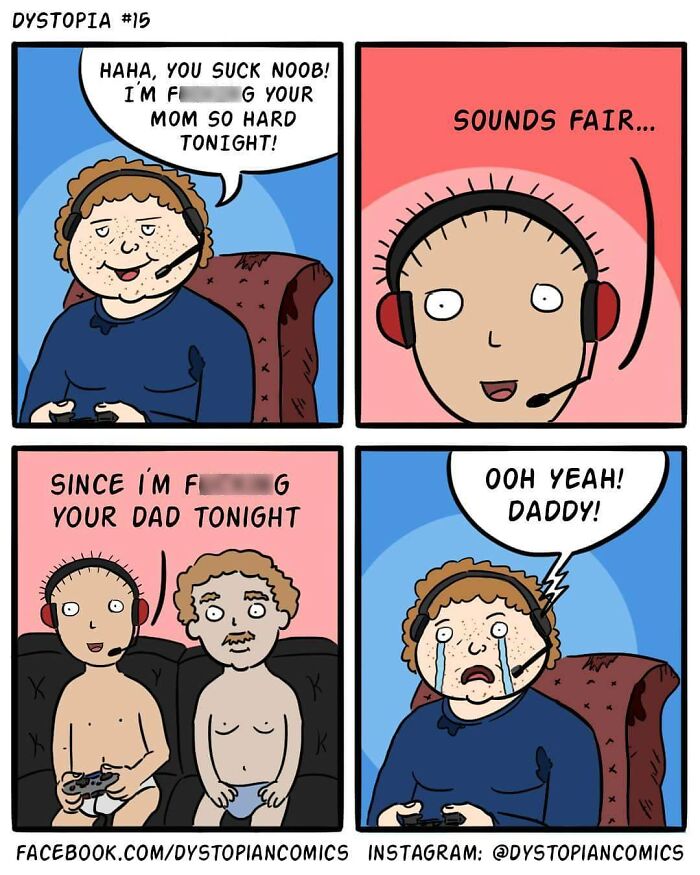 Dark Dystopia: 40 Dark Humor Comics Made By This Artist