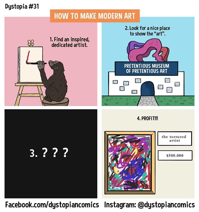 Dark Dystopia: 40 Dark Humor Comics Made By This Artist