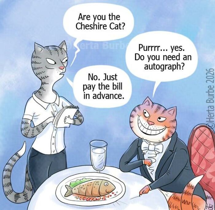 This Lithuanian Artist Turns Cats Into The Stars Of Her Tender Illustrated Stories (50 Pics)
