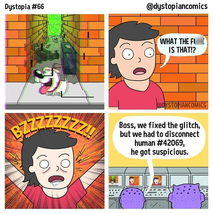 Dark Dystopia: 40 Dark Humor Comics Made By This Artist