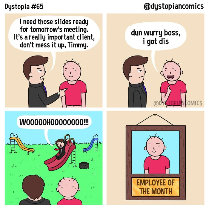 Dark Dystopia: 40 Dark Humor Comics Made By This Artist