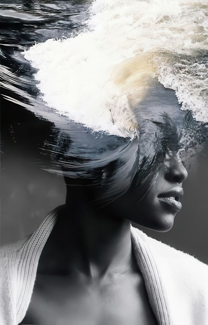 This Artist Merges Portraits With Landscapes, Textures, And Dreams In Striking Digital Collages (40 Pics)