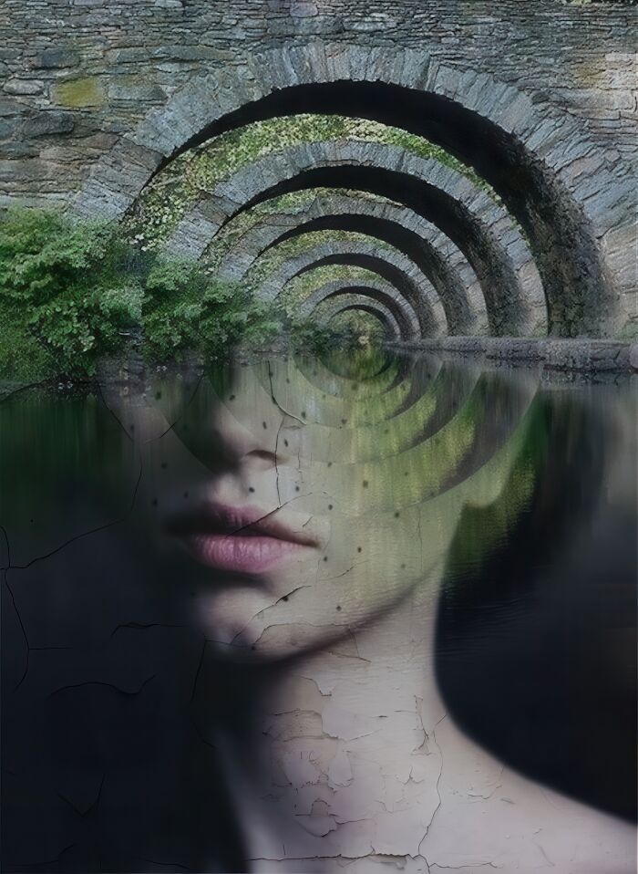 This Artist Merges Portraits With Landscapes, Textures, And Dreams In Striking Digital Collages (40 Pics)