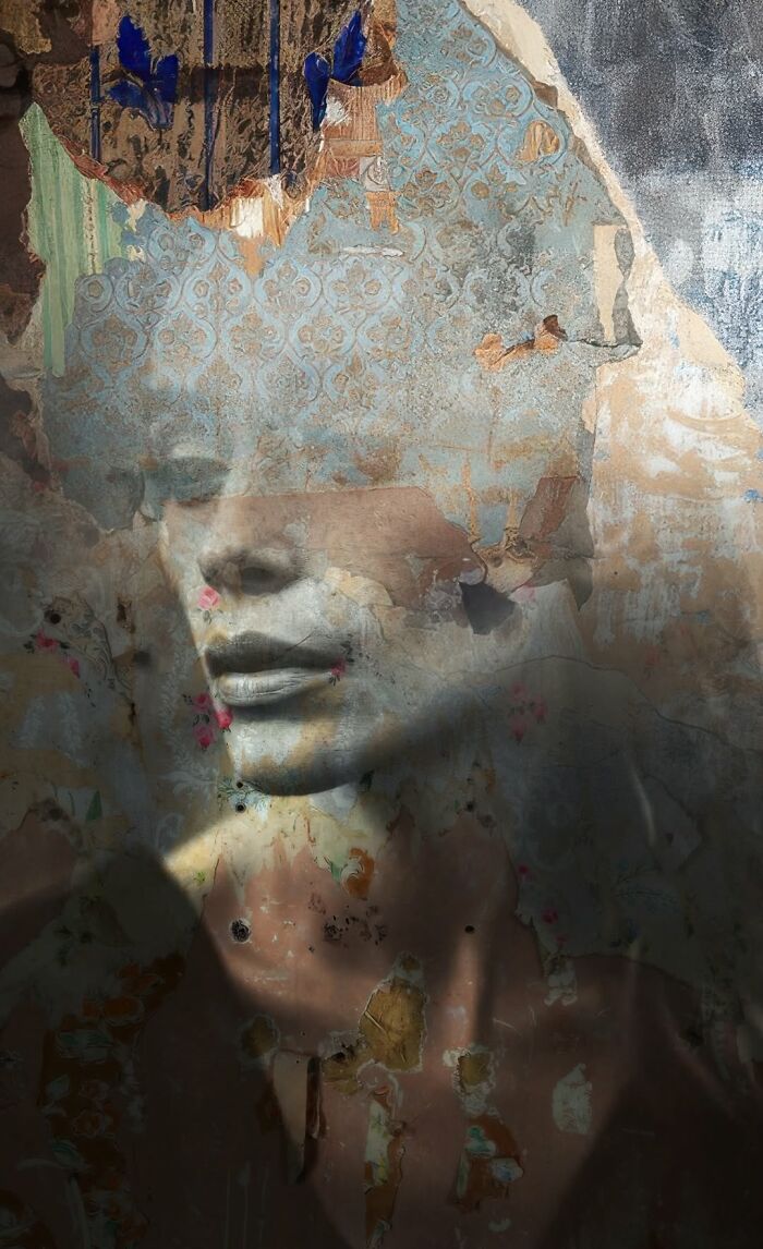 This Artist Merges Portraits With Landscapes, Textures, And Dreams In Striking Digital Collages (40 Pics)