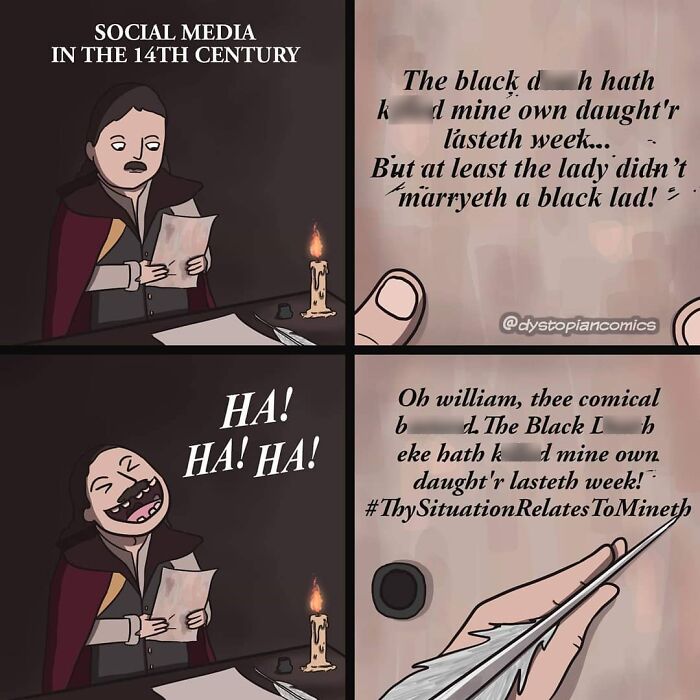 Dark Dystopia: 40 Dark Humor Comics Made By This Artist