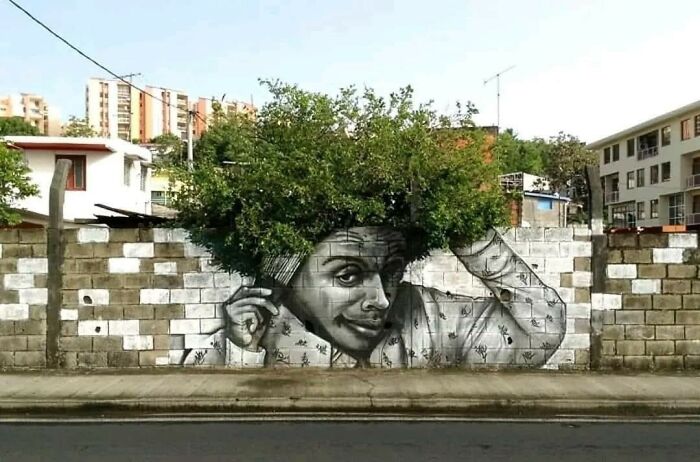 This Page With Nearly 5 Million Followers Shows What Happens When Street Artists Let Nature Finish Their Work (30 Pics)