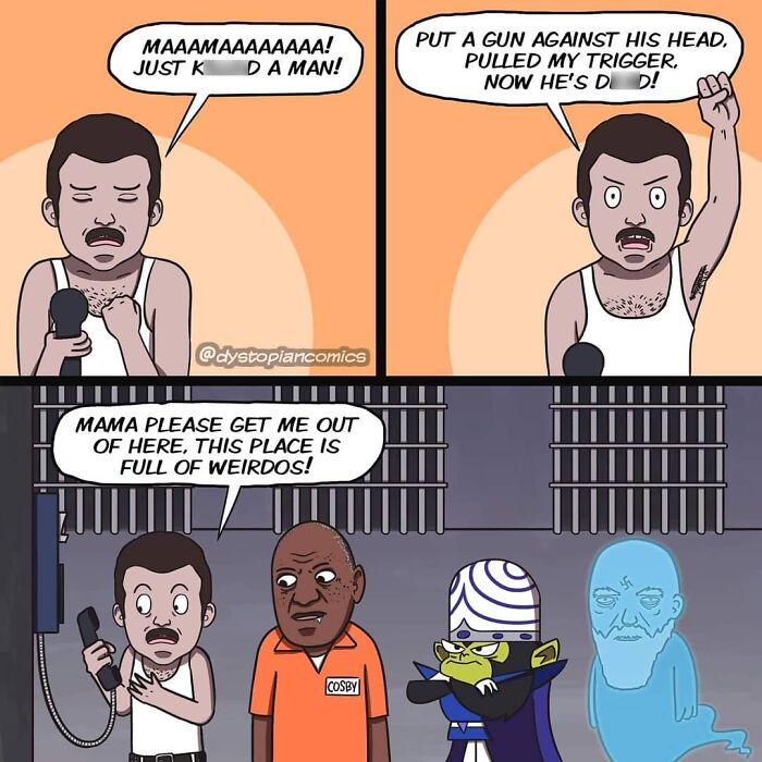 Dark Dystopia: 40 Dark Humor Comics Made By This Artist