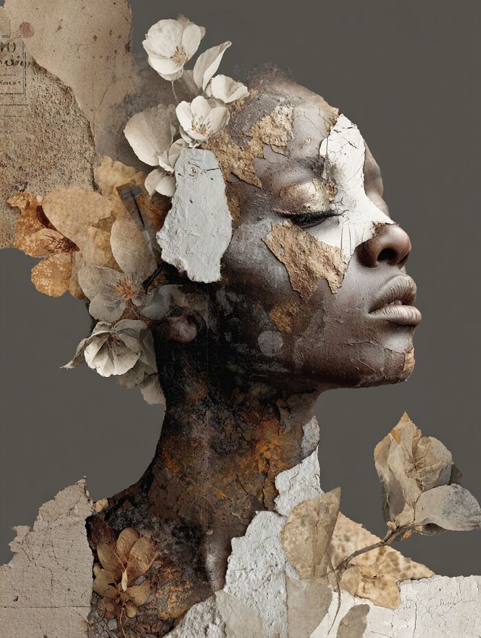 This Artist Merges Portraits With Landscapes, Textures, And Dreams In Striking Digital Collages (40 Pics)