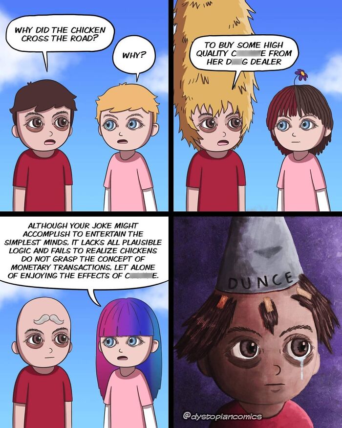 Dark Dystopia: 40 Dark Humor Comics Made By This Artist