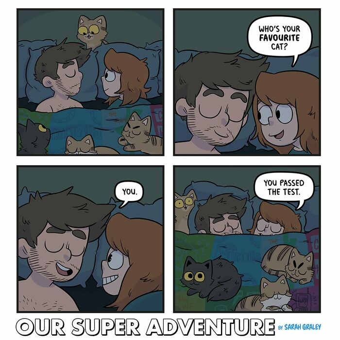 These Adorable Comics About Love, Anxiety, And Cats Perfectly Capture Everyday Life (50 New Pics)