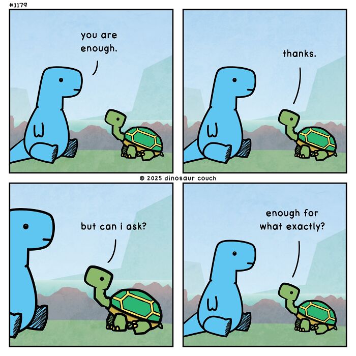 These Dinosaur Comics Turn Anxiety, Friendship, And Everyday Feelings Into Gentle Humor