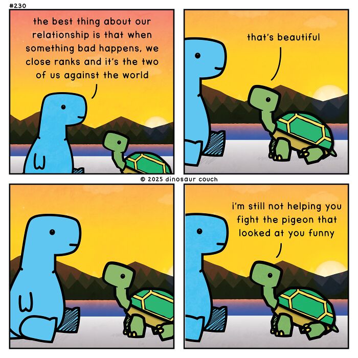 These Dinosaur Comics Turn Anxiety, Friendship, And Everyday Feelings Into Gentle Humor
