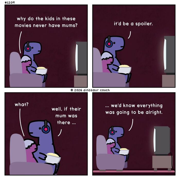 These Dinosaur Comics Turn Anxiety, Friendship, And Everyday Feelings Into Gentle Humor