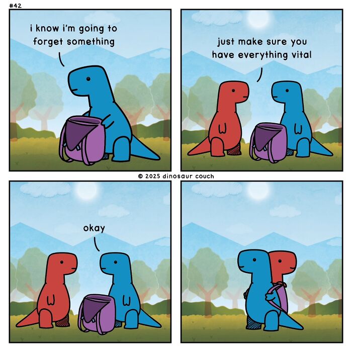 These Dinosaur Comics Turn Anxiety, Friendship, And Everyday Feelings Into Gentle Humor